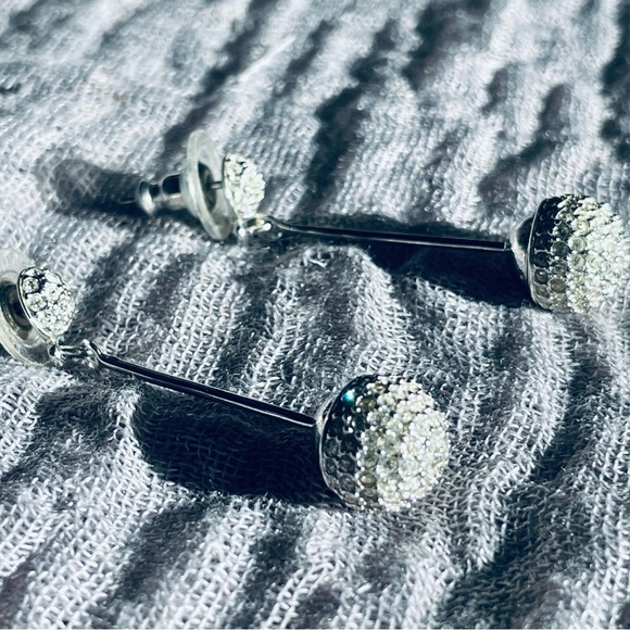 Swarovski Dolce Glam sparkly earrings. Disco, dangles, New Year’s, Elegant! - Picture 1 of 3